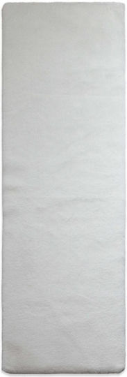 Newplan Puffy Anti-slip Rug Rectangular Shaggy Furry T-FC1 Ivory