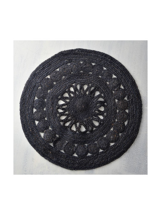 Rythmos Cougar Rug Round Summer Wicker Beige