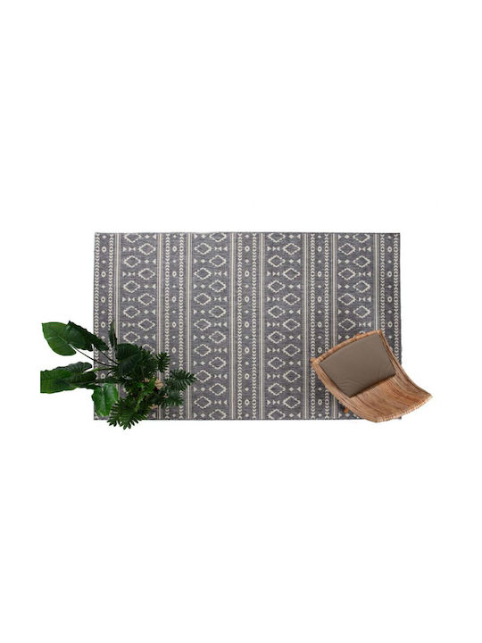 Royal Carpet Sand 3333 E Χαλί Ορθογώνιο Καλοκαιρινό Ψάθινο Γκρι 133x190cm