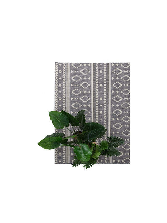 Royal Carpet Sand 3333 E Χαλί Ορθογώνιο Καλοκαιρινό Ψάθινο Γκρι 133x190cm