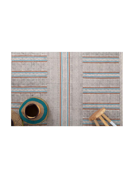 Royal Carpet Kilim Lotus 421 Χαλί Ορθογώνιο Βαμβακερό Γκρι 100x160cm