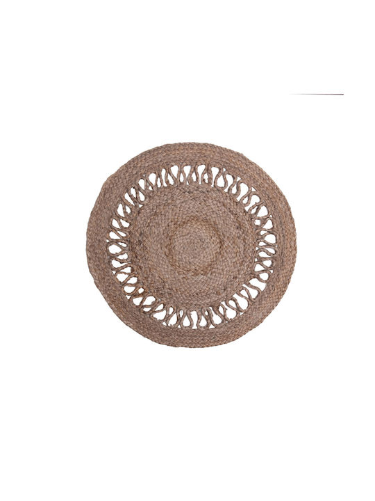 Viopros Nora Rug Round Summer from Jute Beige