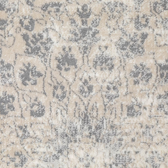 Ezzo Venice 6632ACD Teppich Rechteckig Synthetisch,Polyester/Cotton/Leather Grey Beige