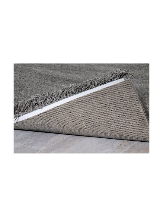 Tzikas Carpets Parma 19403 Χειροποίητο Χαλί Ορθογώνιο με Κρόσια Γκρι 133x190cm