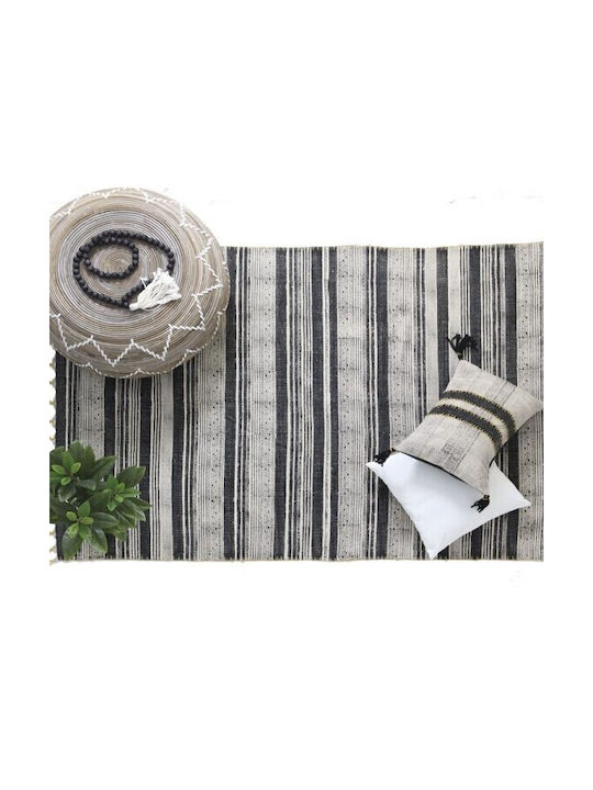 Royal Carpet Lotus Rug Rectangular Cotton Grey