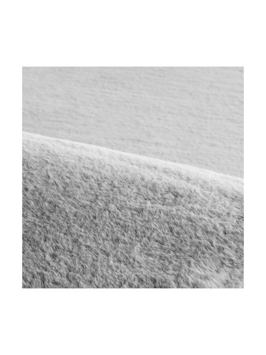 Saray Home Solid Rutschfest Teppich Rechteckig Zottelig Pelzige Gray