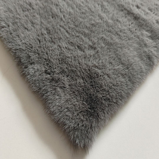 Newplan Puffy Αντιολισθητικό Γούνινο 200x300cm Dark Grey