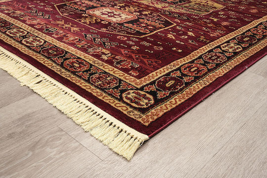Newplan Persia 6057 Rectangular Rug with Fringes Burgundy 133x190cm