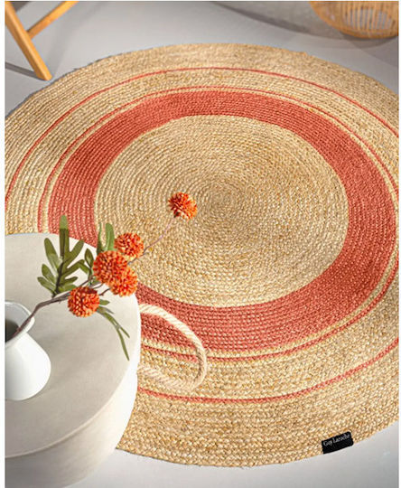 Guy Laroche Grande Χαλί Στρογγυλό Καλοκαιρινό Coral Φ150cm