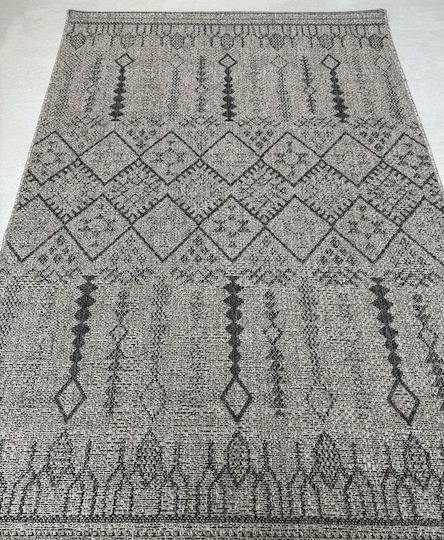 Eurofil Magic Χαλί Ορθογώνιο Καλοκαιρινό Ψάθινο Grey 160x230cm