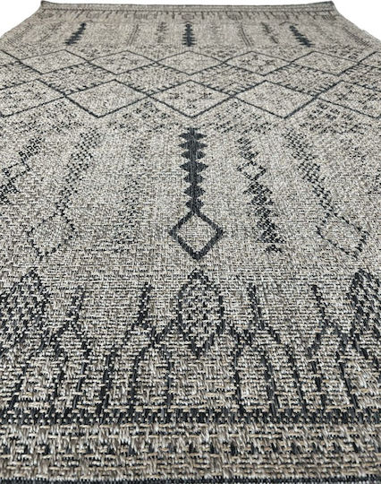 Eurofil Magic Χαλί Ορθογώνιο Καλοκαιρινό Ψάθινο Grey 160x230cm