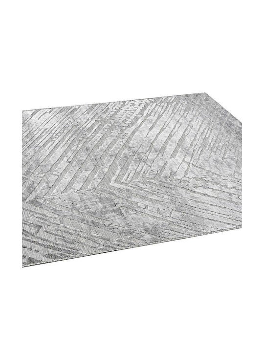 Madi Scratches Χαλί Διάδρομος Ψάθινο Grey 67x350cm