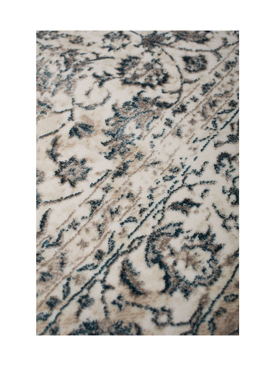 Biokarpet Gossip 8504a White Blue-140x200