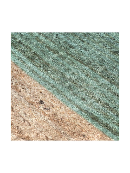Beauty Home 9139 Rutschfest Teppich Rechteckig Synthetisch,Polyester/Cotton/Leather Mint, Beige