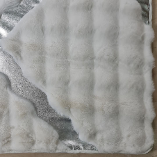 Saray Home Luxurius Килим Правоъгълена Furry Бял