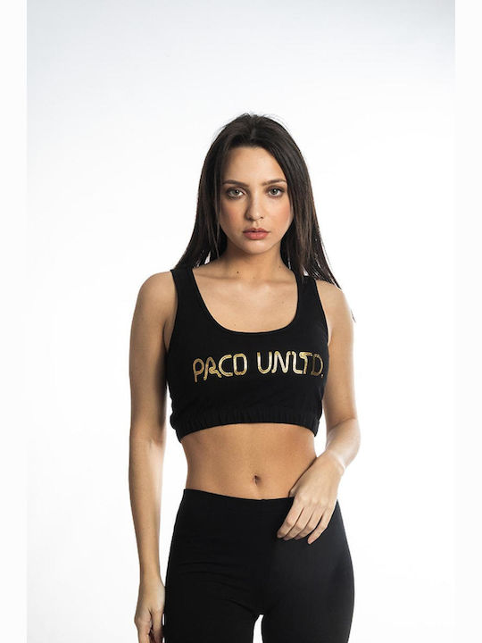 Summer Women's Cotton Sleeveless Black Blouse