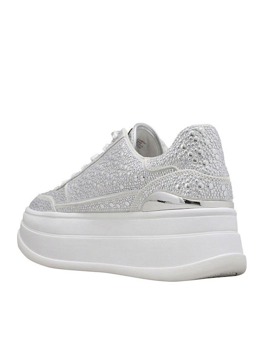 Hayes Γυναικεία Flatforms Sneakers Ασημί