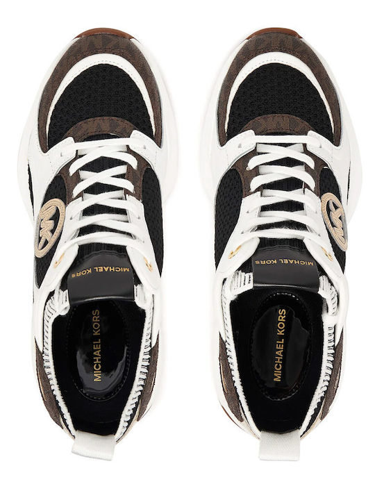 Knit Trainer Sneakers Brown / Black