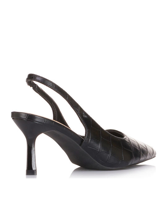 Pantofi cu toc cu Toc Stiletto & Curea Negre
