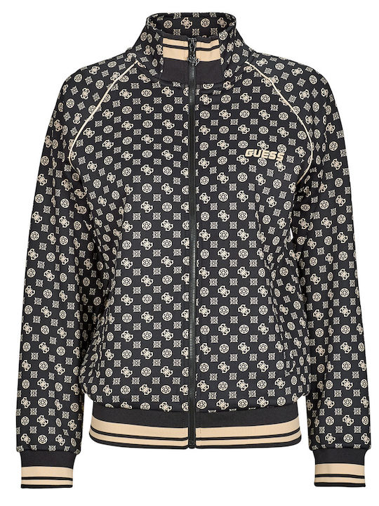 Damen Sweatshirtjacke Schwarz