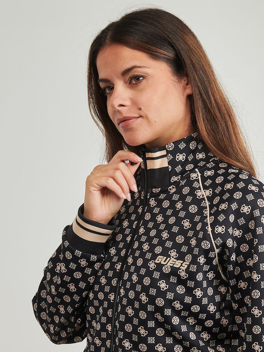 Damen Sweatshirtjacke Schwarz