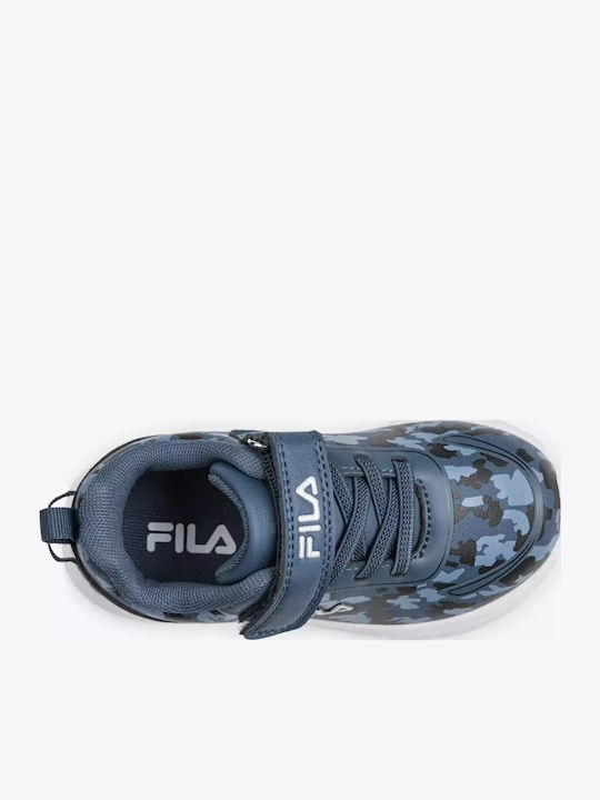 Memory Kids Sneakers with Scratch Blue