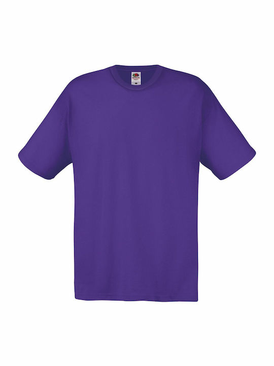 Fruit of the Loom Original T Ανδρικό Διαφημιστικό T-shirt Κοντομάνικο σε Χρώμα