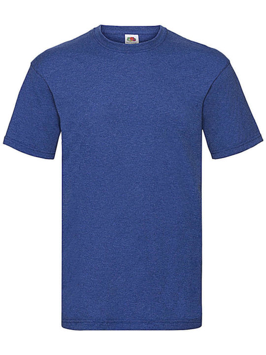 Fruit of the Loom Valueweight Τ Werbe-T-Shirt Heather Royal