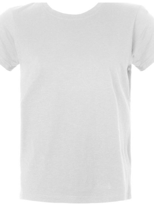 About Basics Γυναικείο Διαφημιστικό T-shirt Κοντομάνικο White