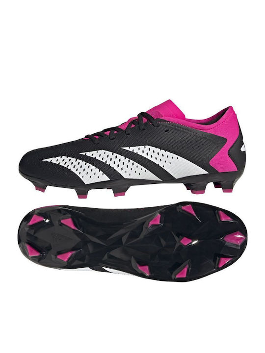 adidas Predator Precision.3 Football Shoes with Cleats Core Black / Cloud White / Team Shock Pink 2