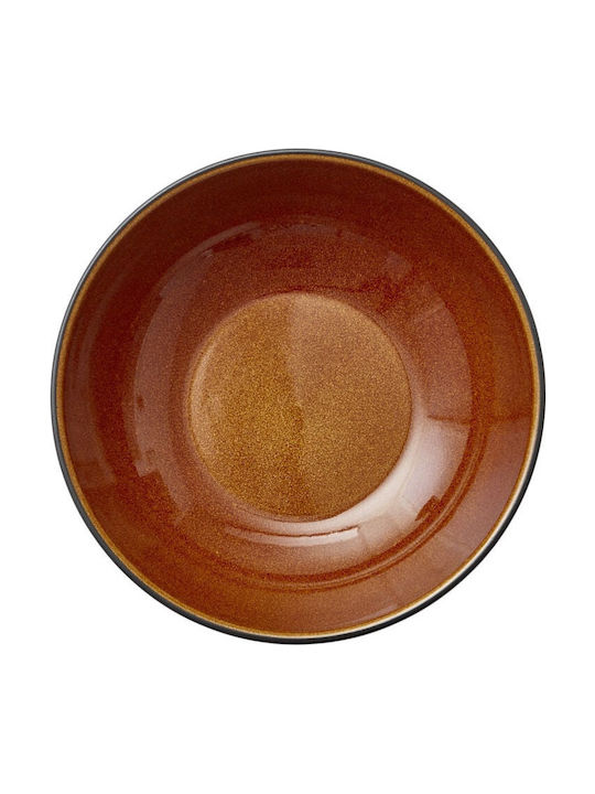 Bitz Plate Pasta Ceramic Black with Diameter 20cm
