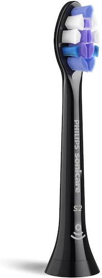 Philips Sonicare S2 Sensitive Electric Toothbrush Replacement Heads Black HX6052/88 Quantity 2