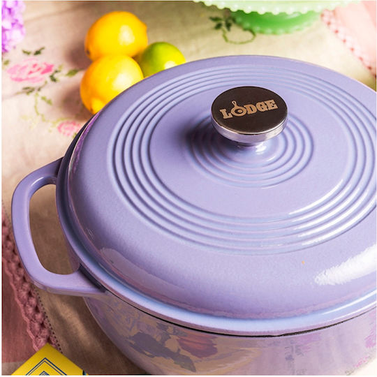 Lodge Βαθιά Κατσαρόλα από Μαντέμι 5.68lt / 34cm