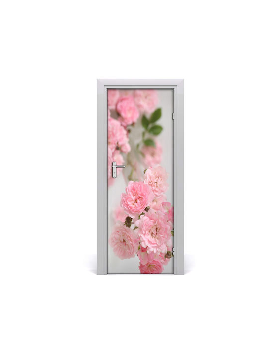 Wild Rose Sticker Wall Mural Door 75x205 Cm Wild Rose Sticker Wall Mural Door 75x205 Cm