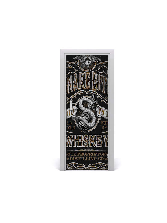 Whiskey Sayings Sticker Wall Mural Door 75x205 Cm Whiskey Sayings Sticker Wall Mural Door 75x205 Cm