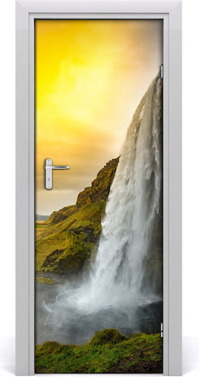 Home Waterfall Self-Adhesive Wall Mural Door 75x205 Cm