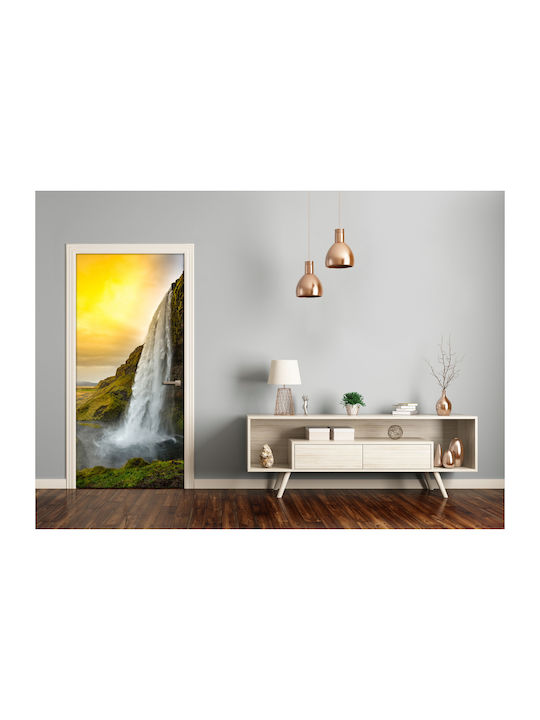 Home Waterfall Self-Adhesive Wall Mural Door 75x205 Cm