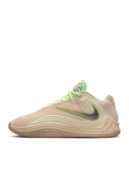 Giannis Freak 7 High Basketball Shoes Light Khaki / Volt / Alabaster / Cave Stone