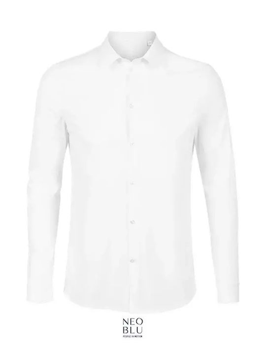 Дълъг ръкав Памучен Риза White Optic