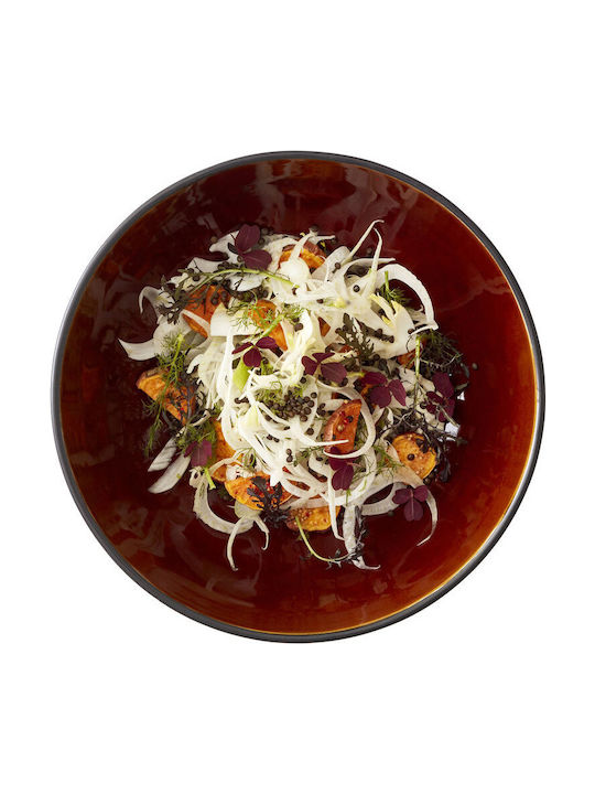 Bitz Ceramic Salad Bowl Black 30x30cm