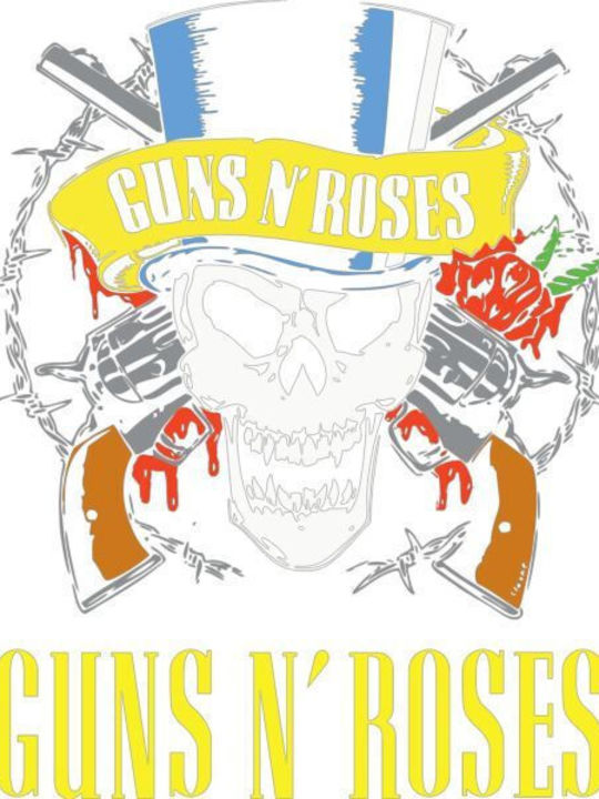 Oversized T-shirt Guns N Roses Art1 Rock Avenue Black Oversized T-shirt Guns N Roses Art1 Rock Avenue Black