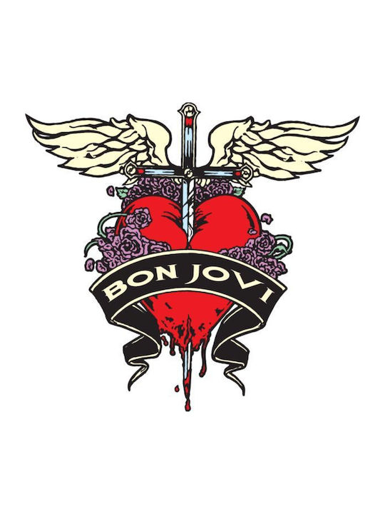 Oversized T-shirt Bon Jovi Art1 Rock Avenue Black Oversized T-shirt Bon Jovi Art1 Rock Avenue Black