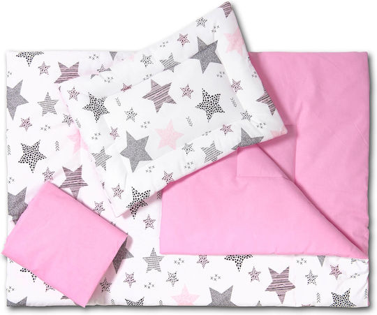 Kidizi Set Pentru Patut Roz 7buc piese Kidizi Set Pentru Patut Roz 7buc piese
