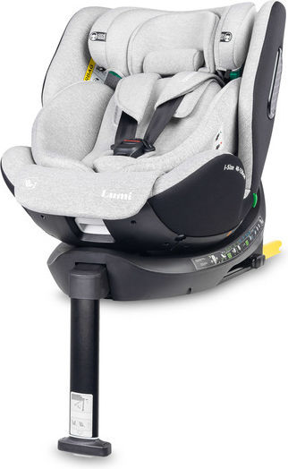 Caretero Lumi Baby Car Seat i-Size with Isofix Gray