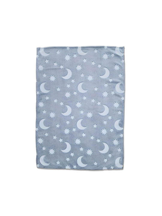 Kidizi Decke Wickeltücher für Kinderzimmer Gray 100x75cm