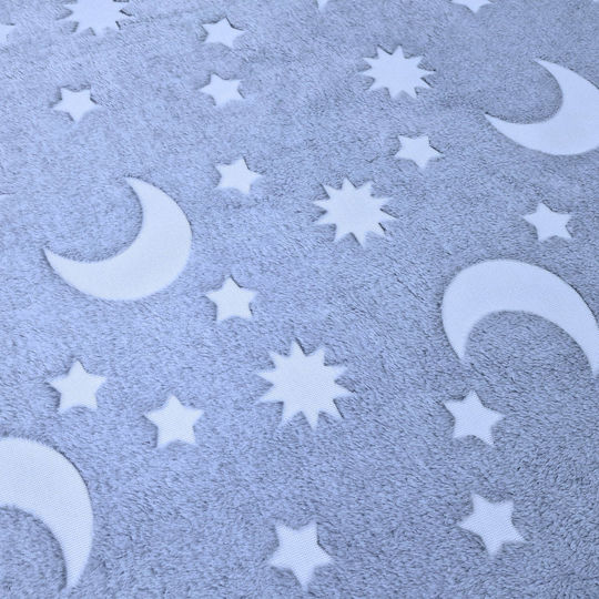 Kidizi Pătură Pepinieră Swaddling pături Gri 100x75cm