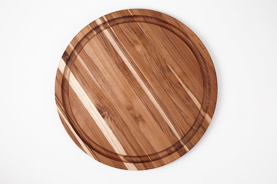 Teak Wonder Επιφάνεια Κοπής για Ψωμί Ξύλινη 46cm