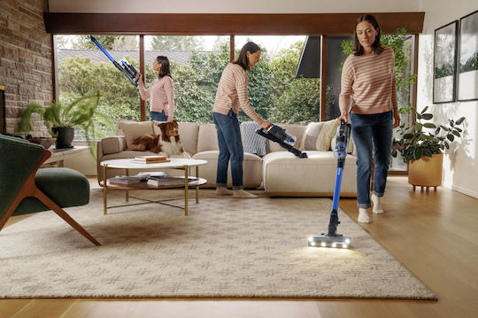Bissell Powerclean Furguard Pro Rechargeable Vacuum 2 in 1 Stick & Hand 25.2V Blue