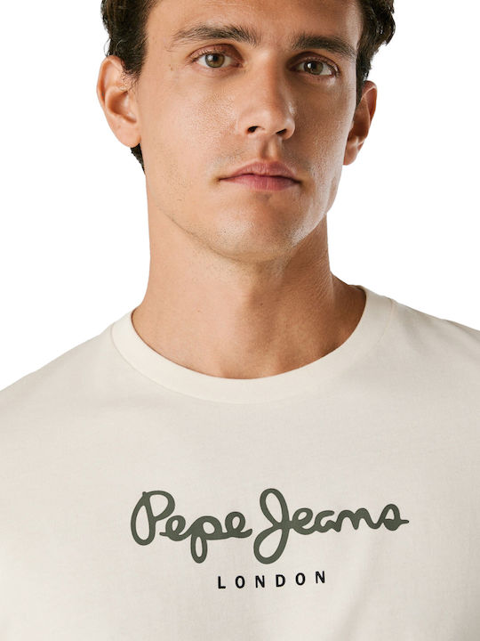 Pepe Jeans 'eggo' T-shirt Ivory White PM509979-804