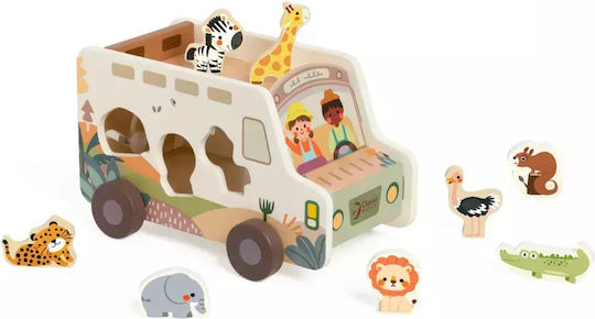 Classic World Shape Sorting Toy made of Wood for 18++ Months